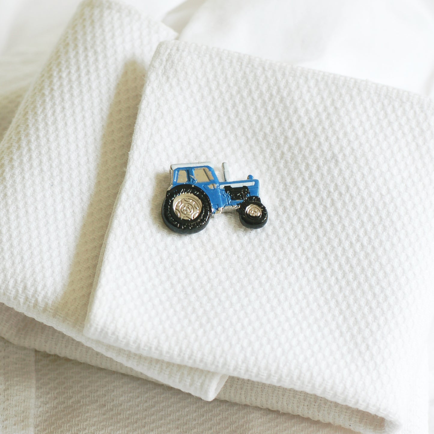 Blue Tractor Cufflinks