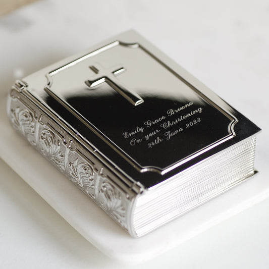 Personalised Bible Trinket Box
