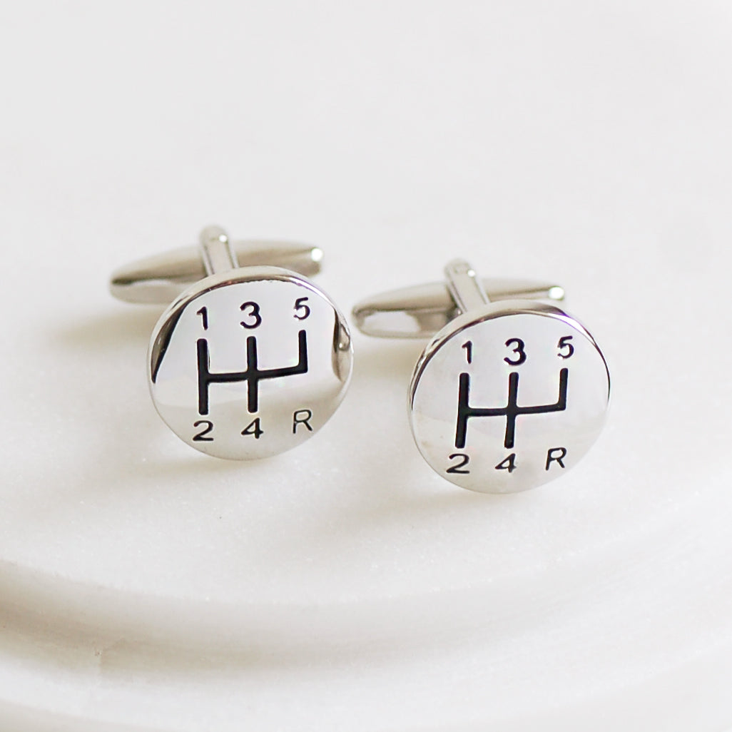 Gear Stick Cufflinks