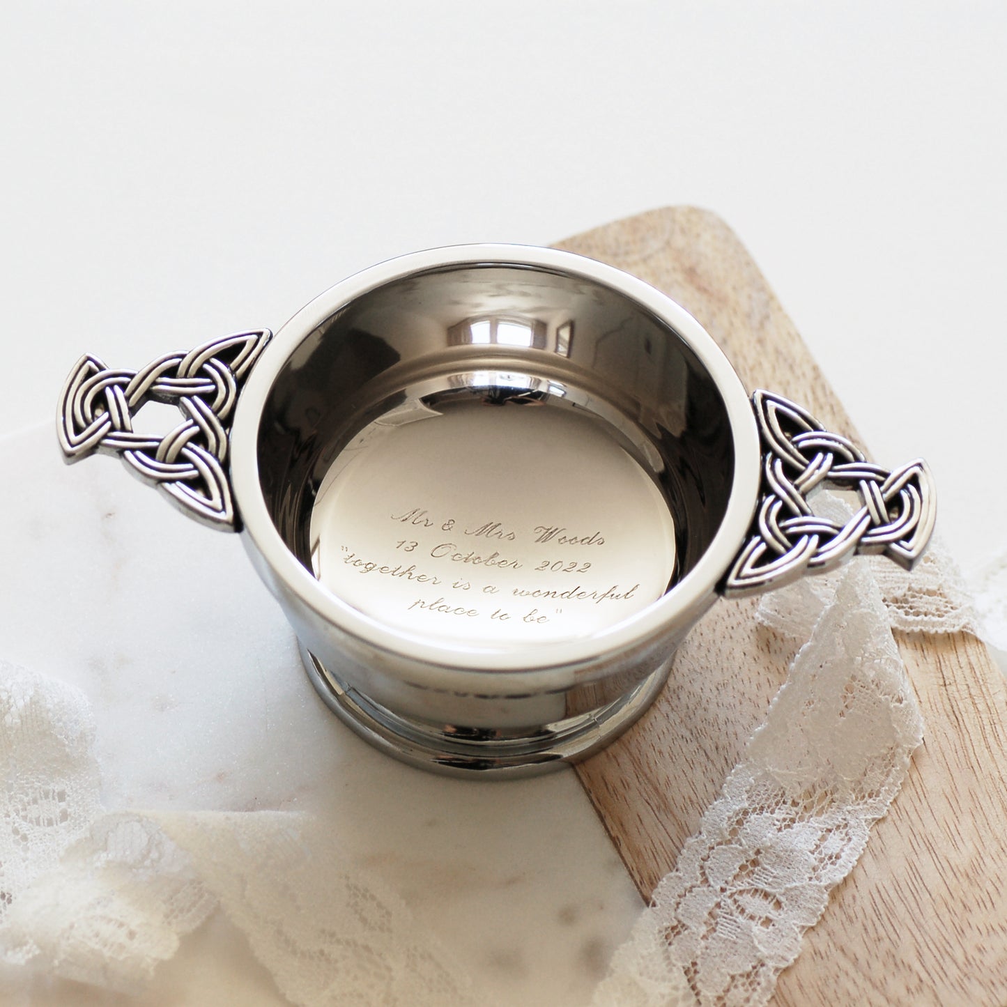 Engraved Quaich