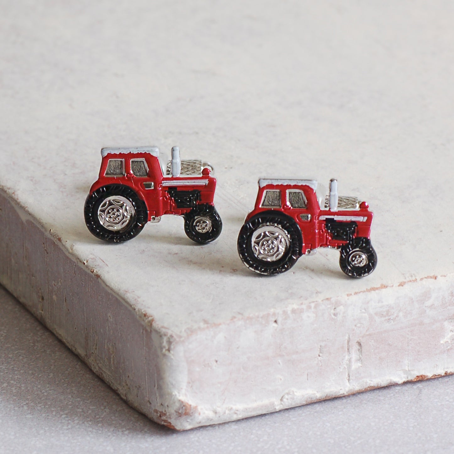 Red Tractor Cufflinks