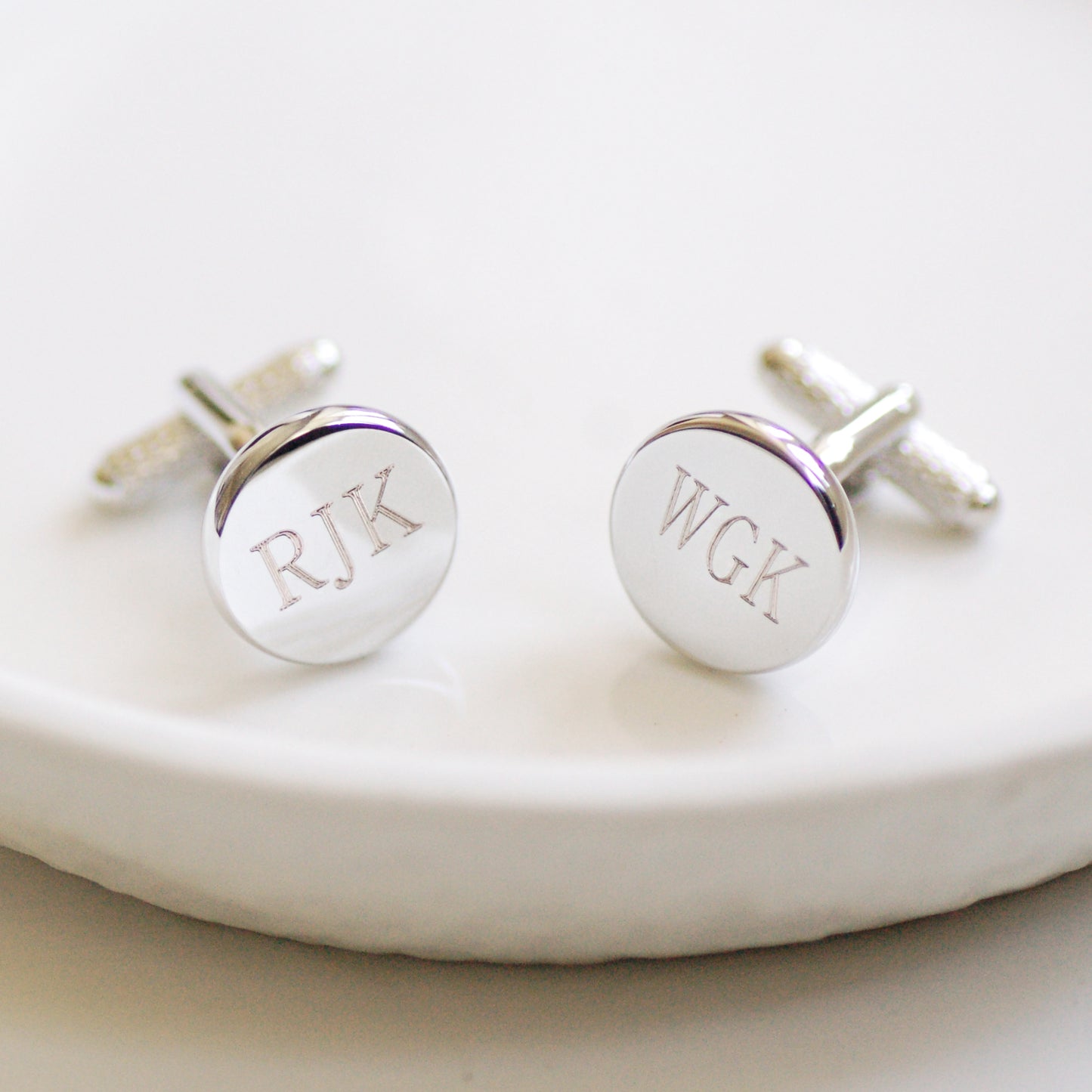 Personalised Round Cufflinks