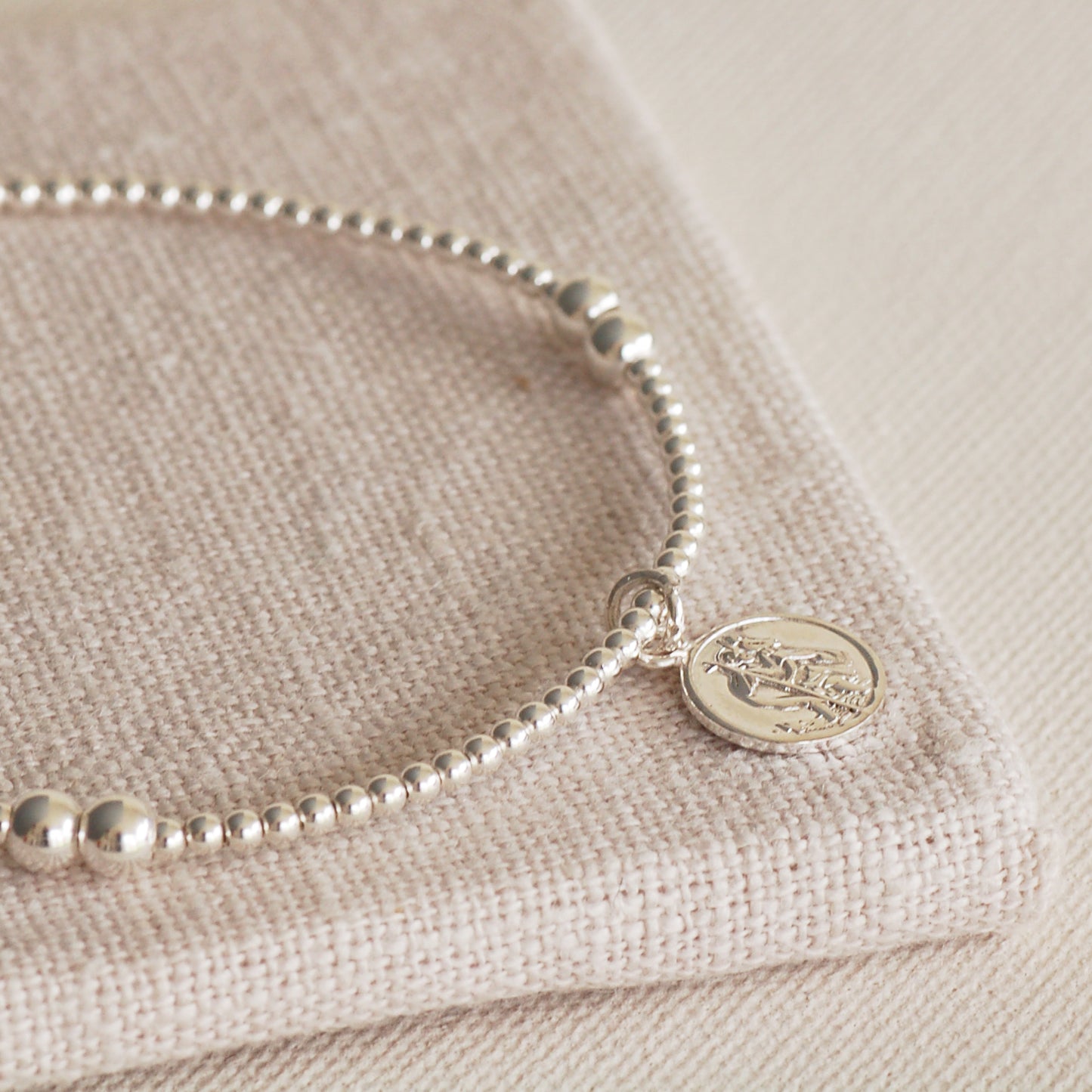 Silver St. Christopher Bracelet