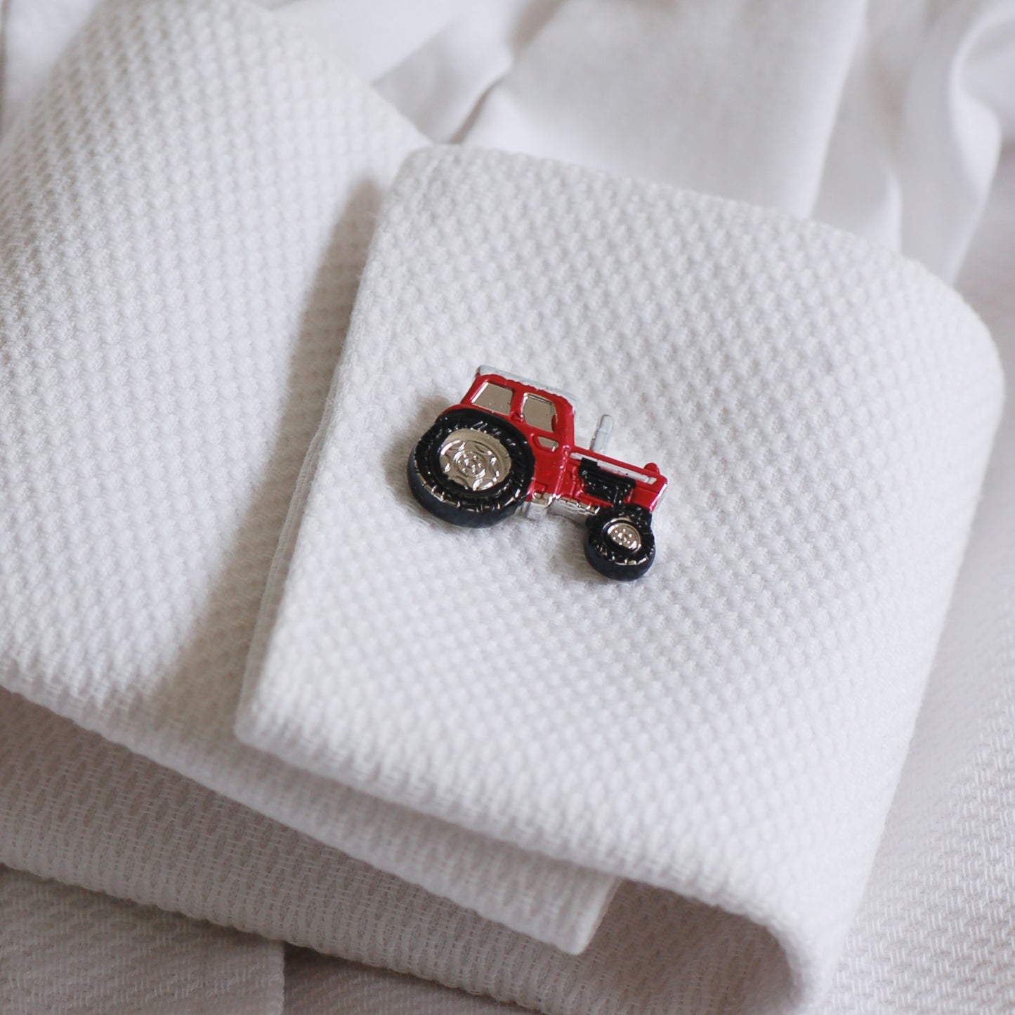 Red Tractor Cufflinks