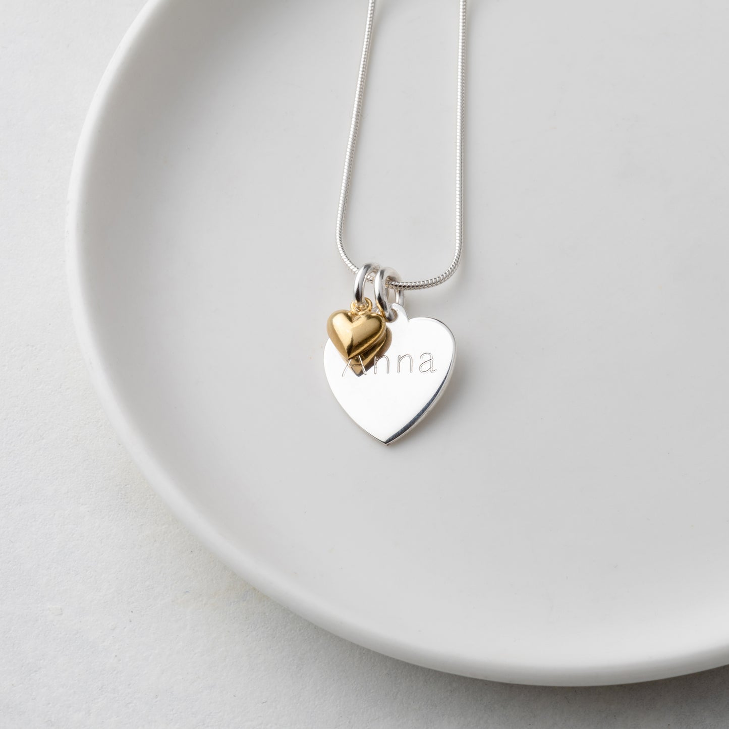 Personalised Heart Charm Necklace