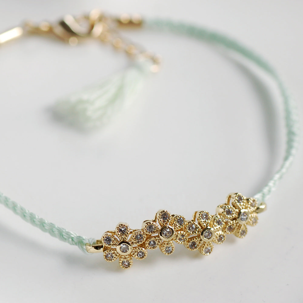 Flower Friendship Bracelet