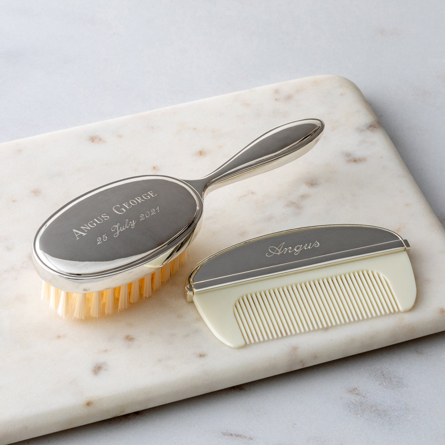 Personalised Baby Brush and Comb Set