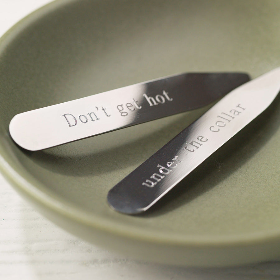Personalised Collar Stiffeners