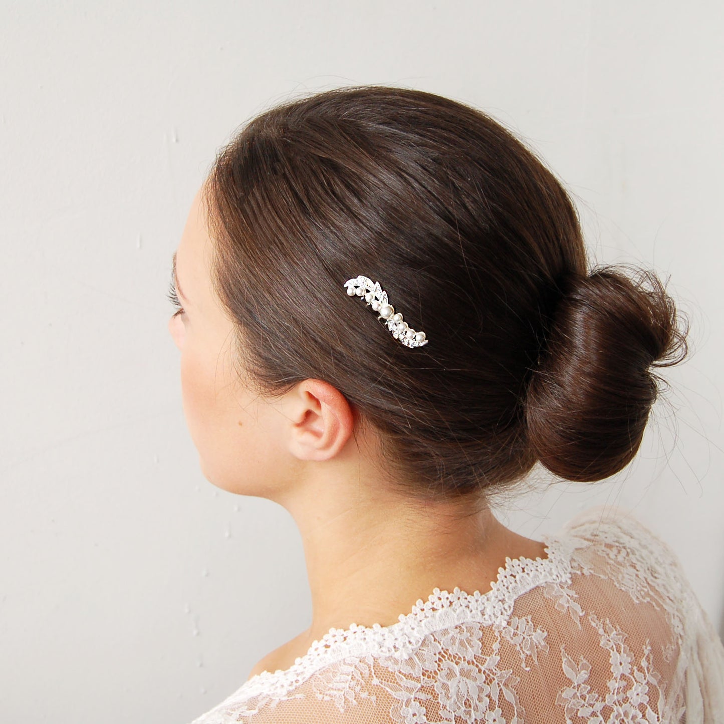 Pearl and Diamante Hair Comb