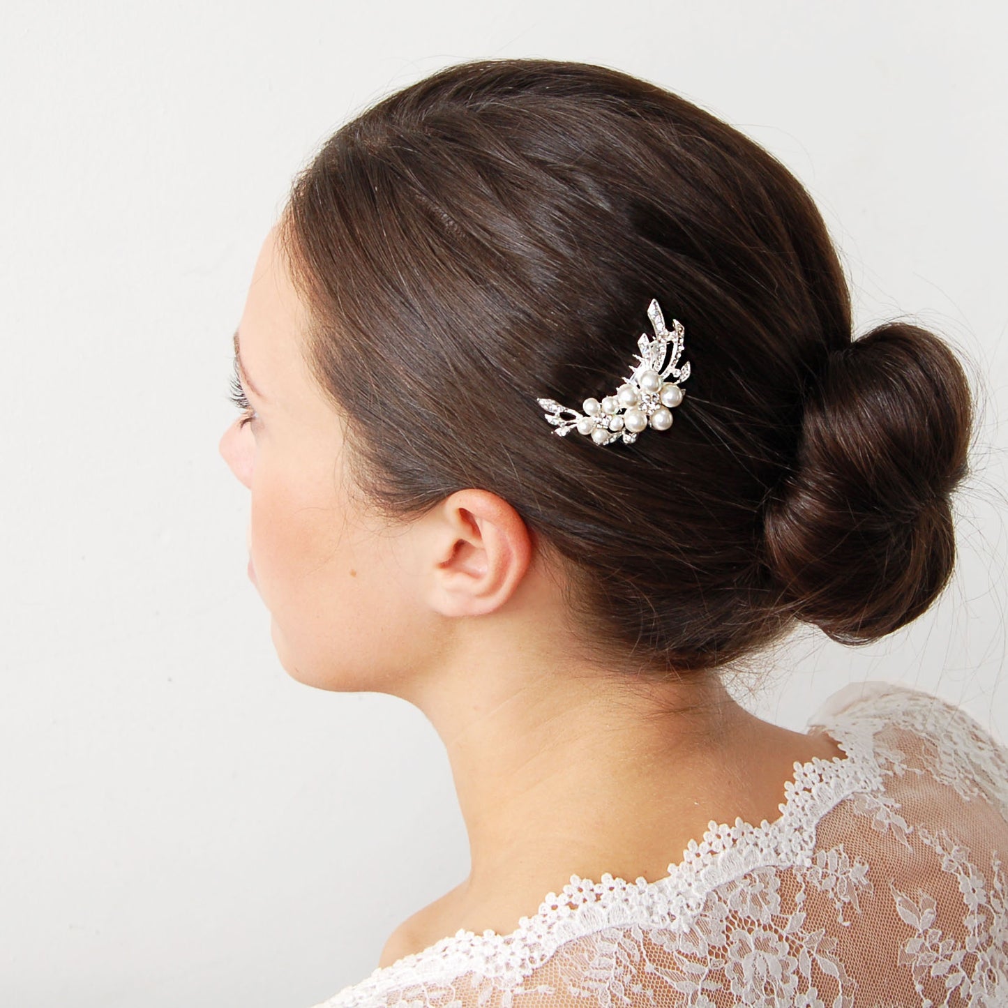 Flower Cascade Hair Comb