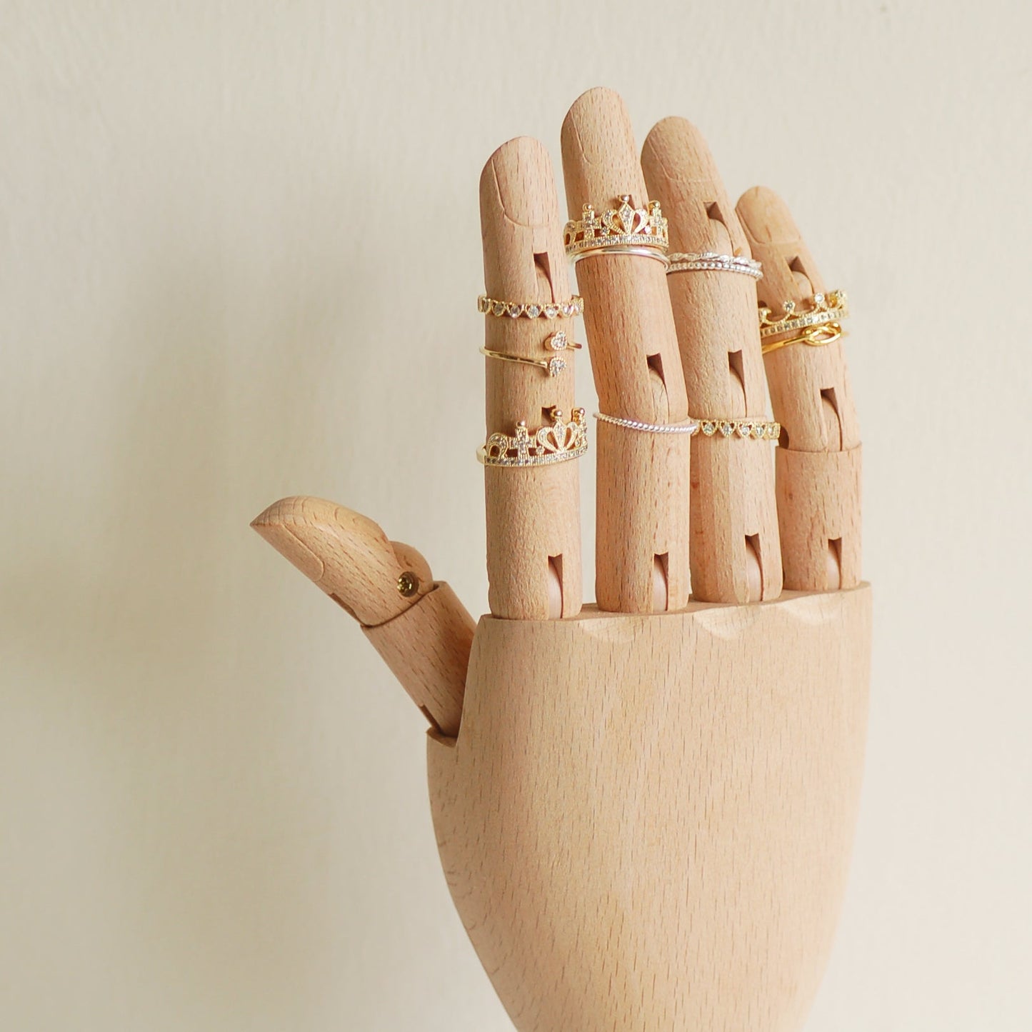 Silver Beaded Ring
