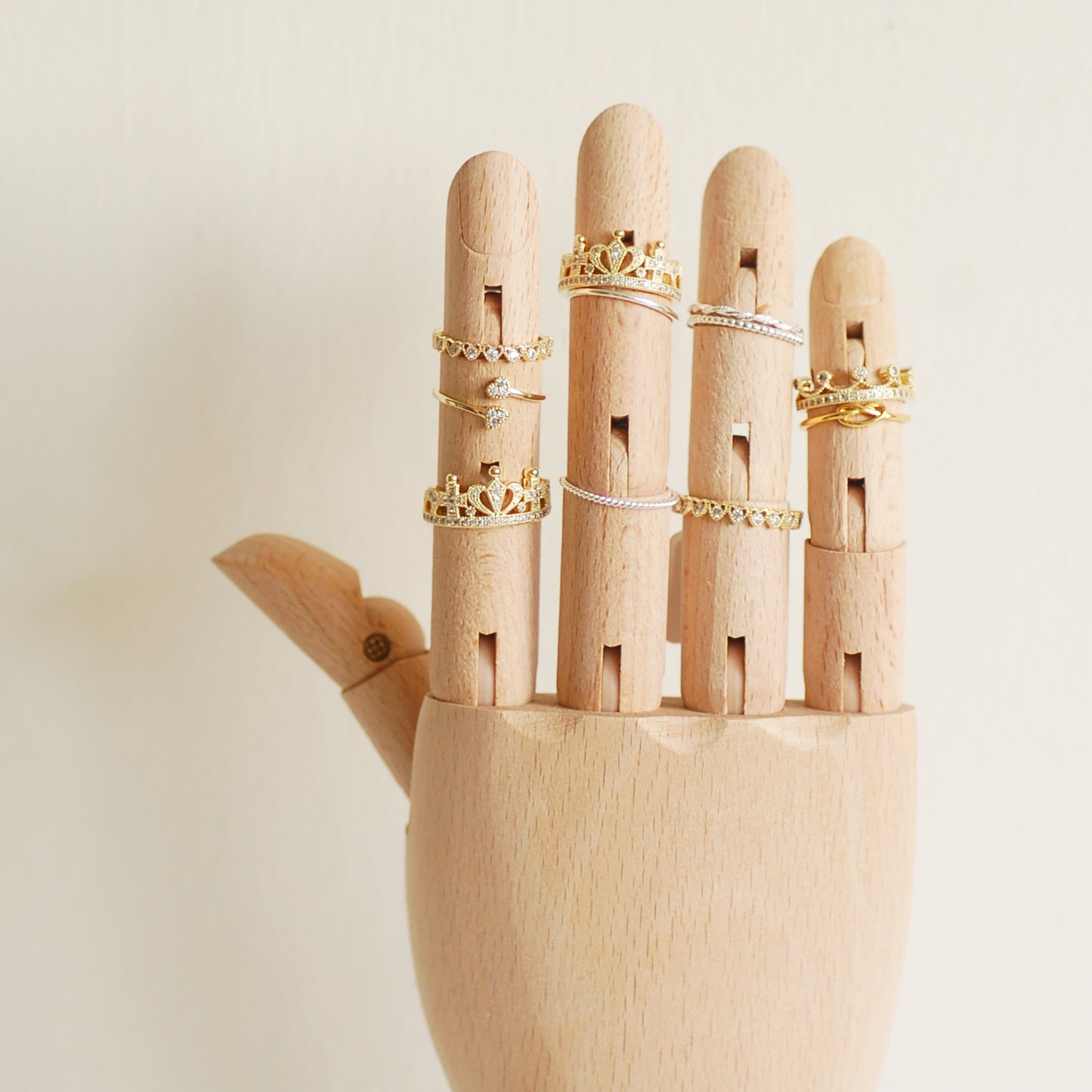 Gold Crown Ring