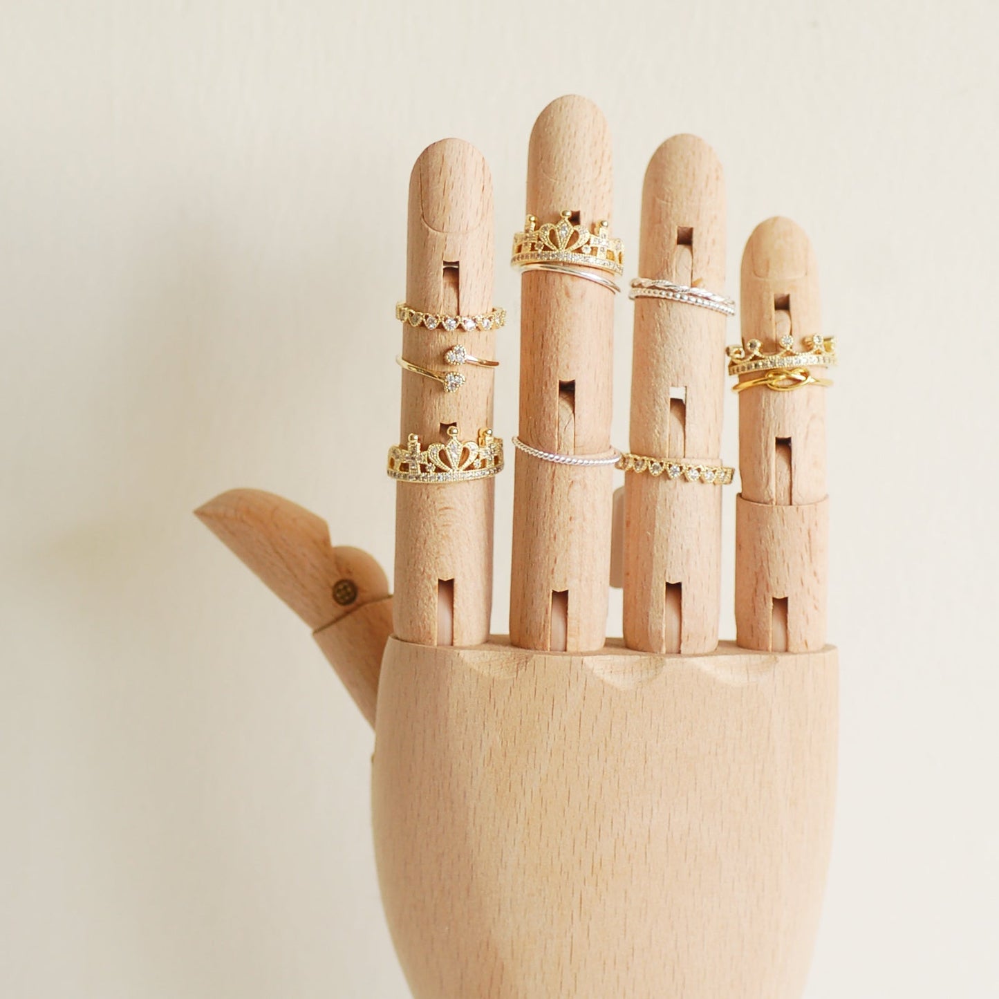 Silver Beaded Ring