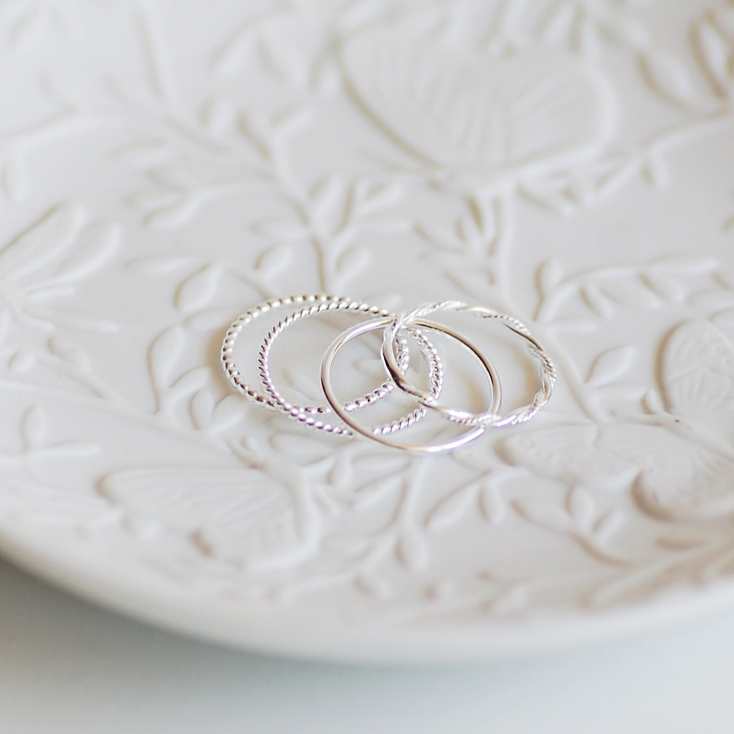 Silver Twisted Ring