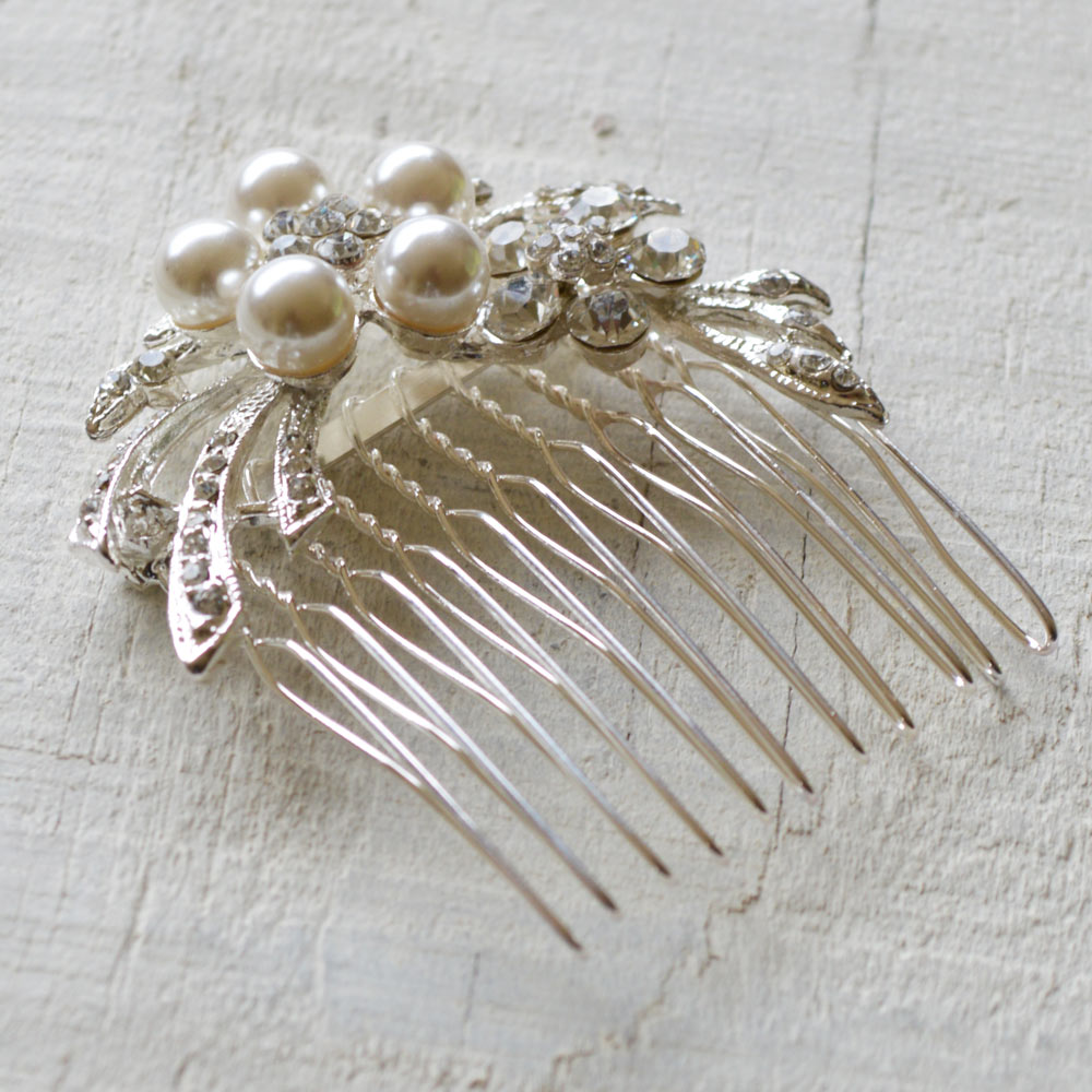 Flower Cascade Hair Comb