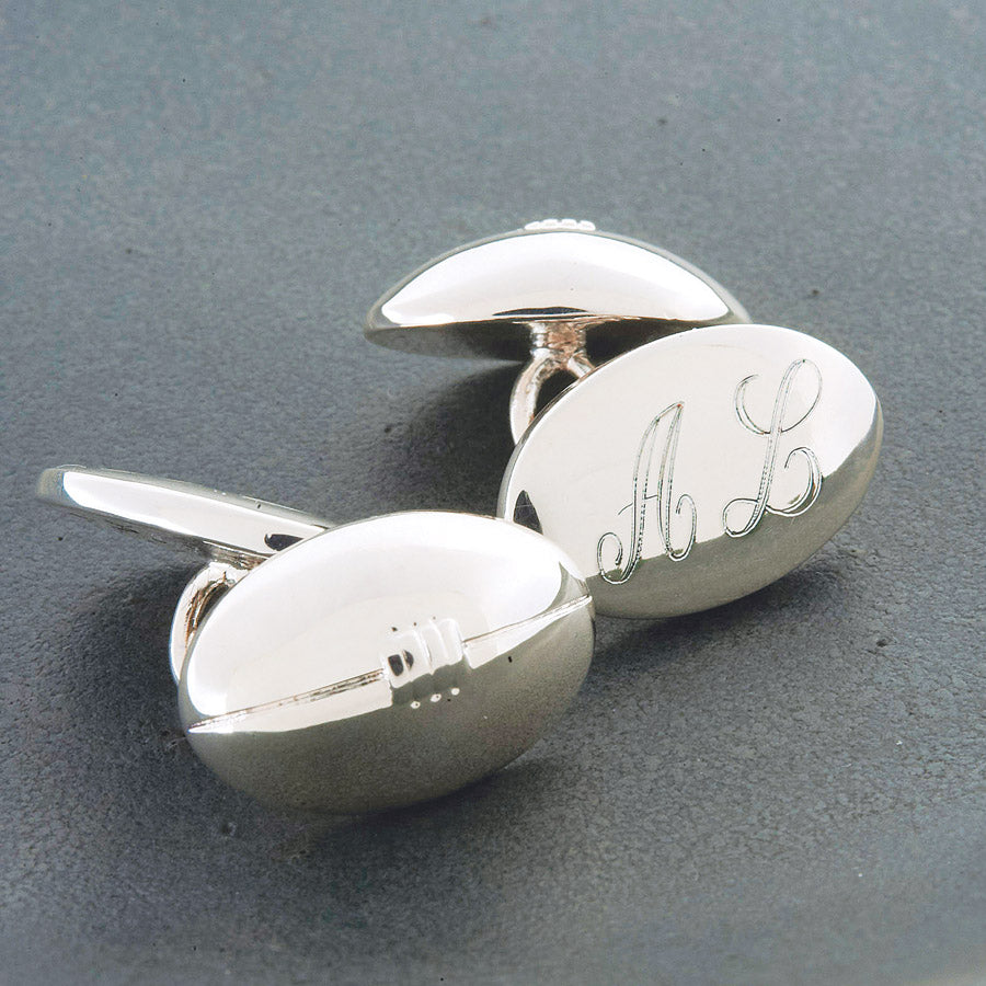 Personalised Rugby Cufflinks