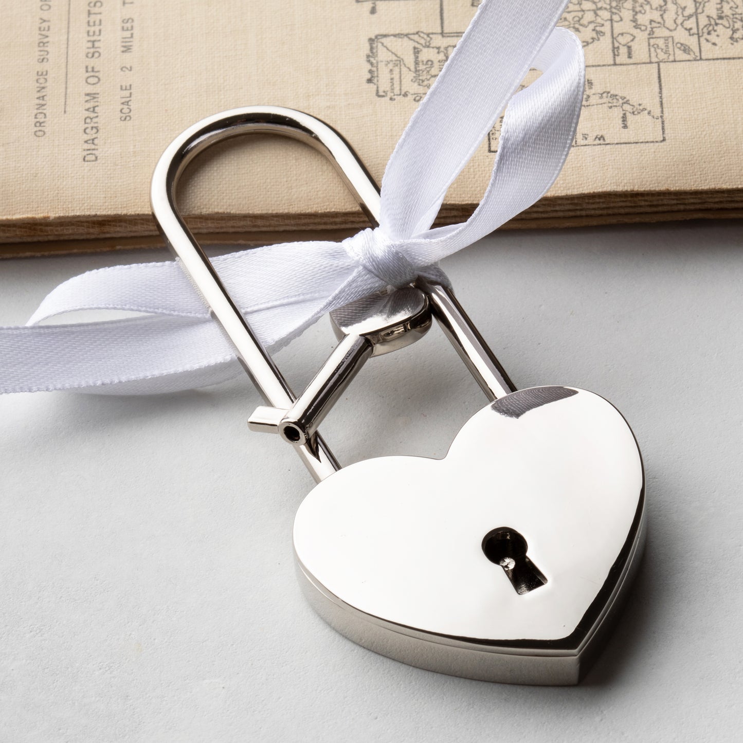 Personalised Silver Padlock