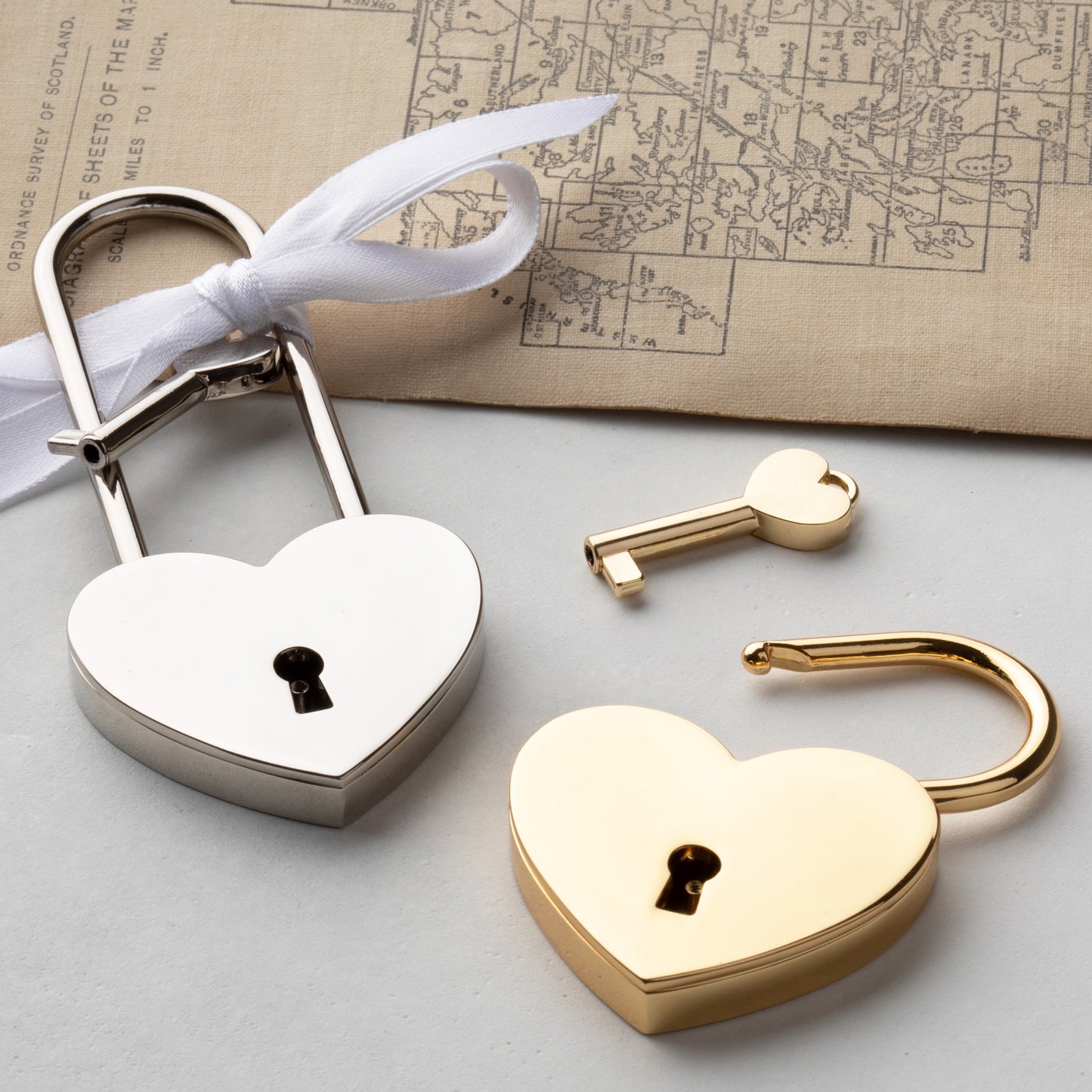 Personalised Silver Padlock