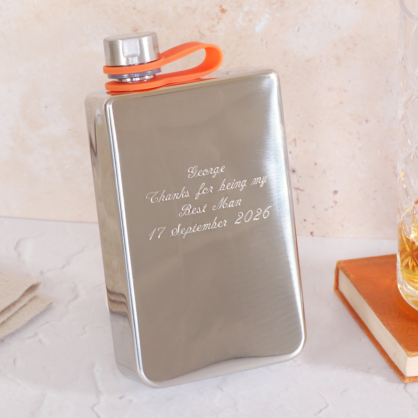 Personalised 8oz Hip Flask