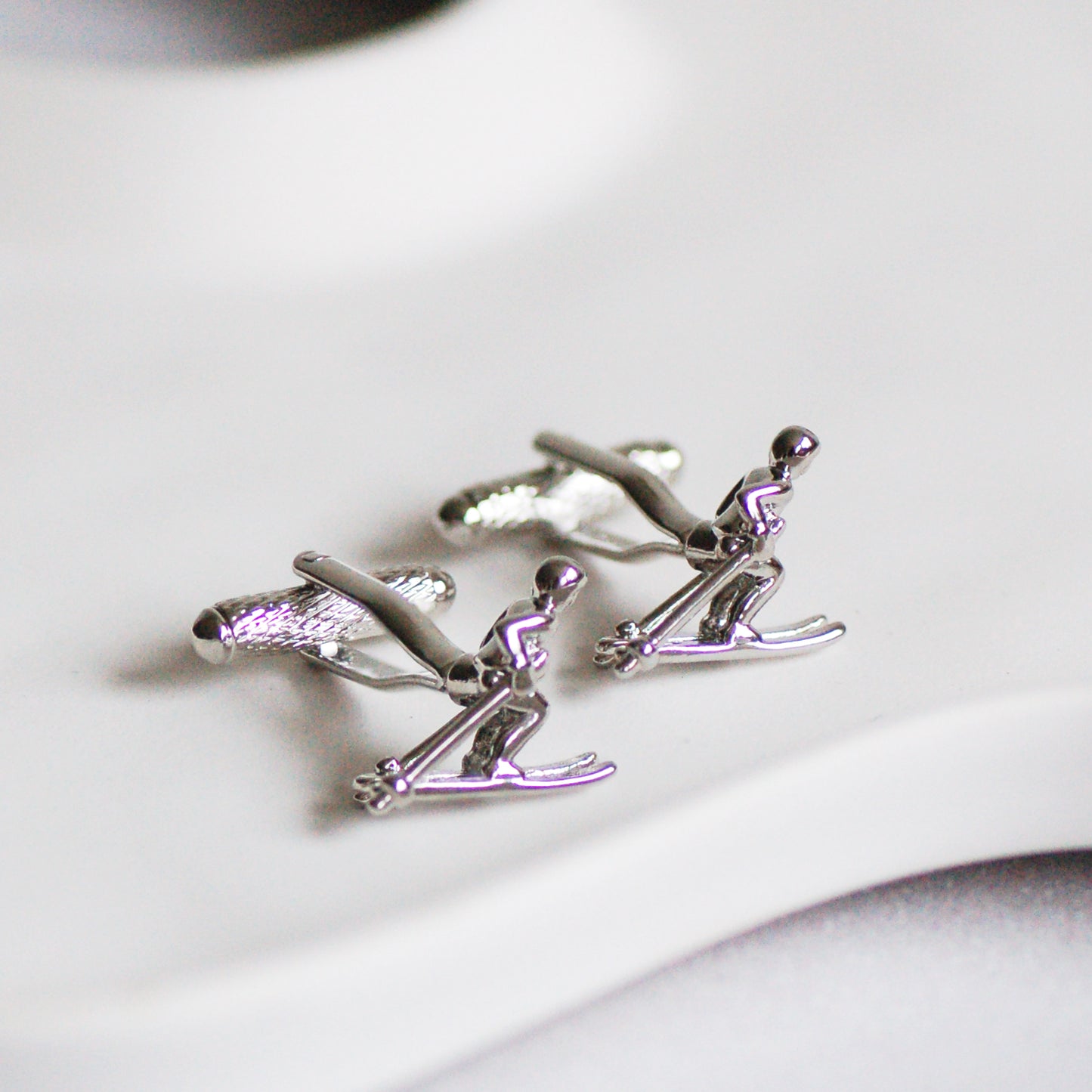 Skiing Cufflinks