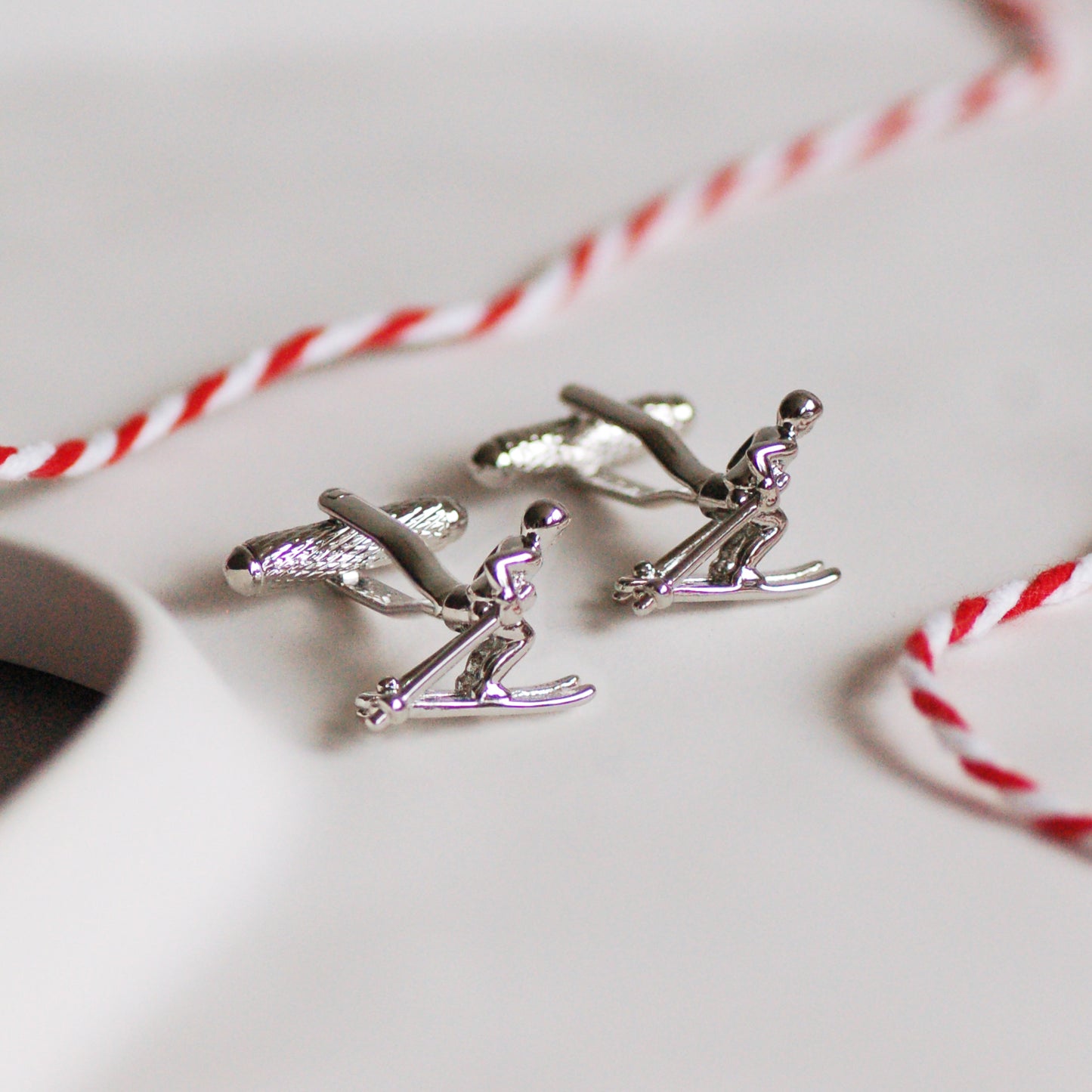 Skiing Cufflinks