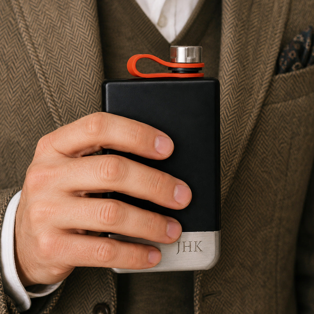 Personalised Initials 8oz Hip Flask