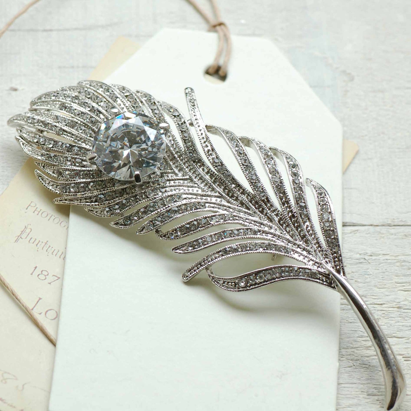 Feather Brooch