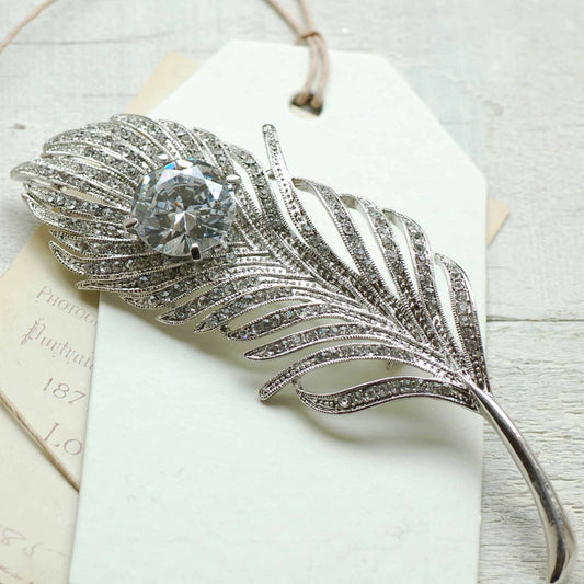 Feather Brooch