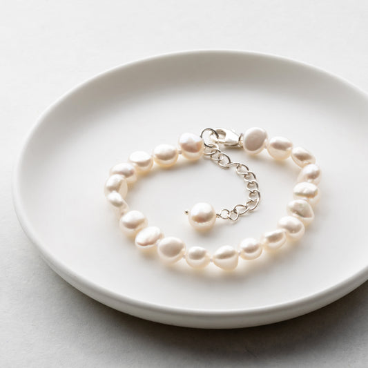 Girl's Extending Pearl Bracelet