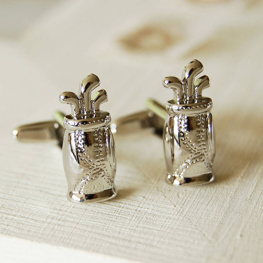 Golf Bag Cufflinks