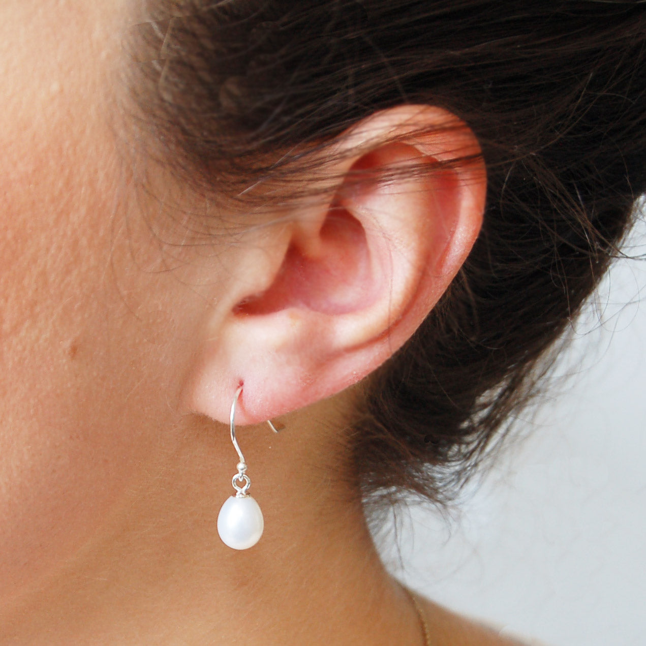 Ivory Pearl Drop Earrings