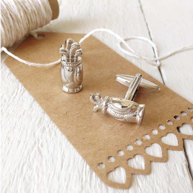 Golf Bag Cufflinks