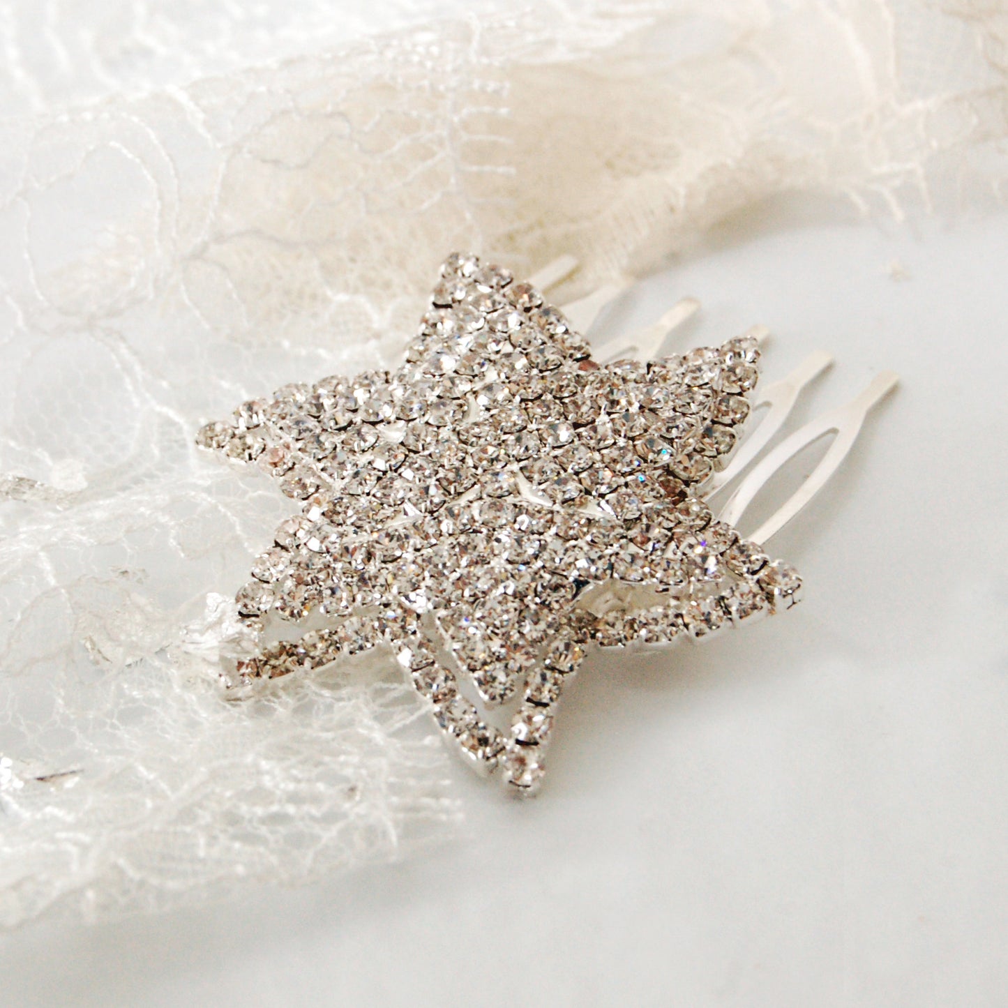 Vintage Style Star Hair Comb