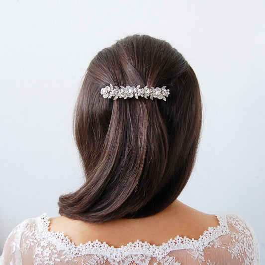 Pearl Flower Hair Clip