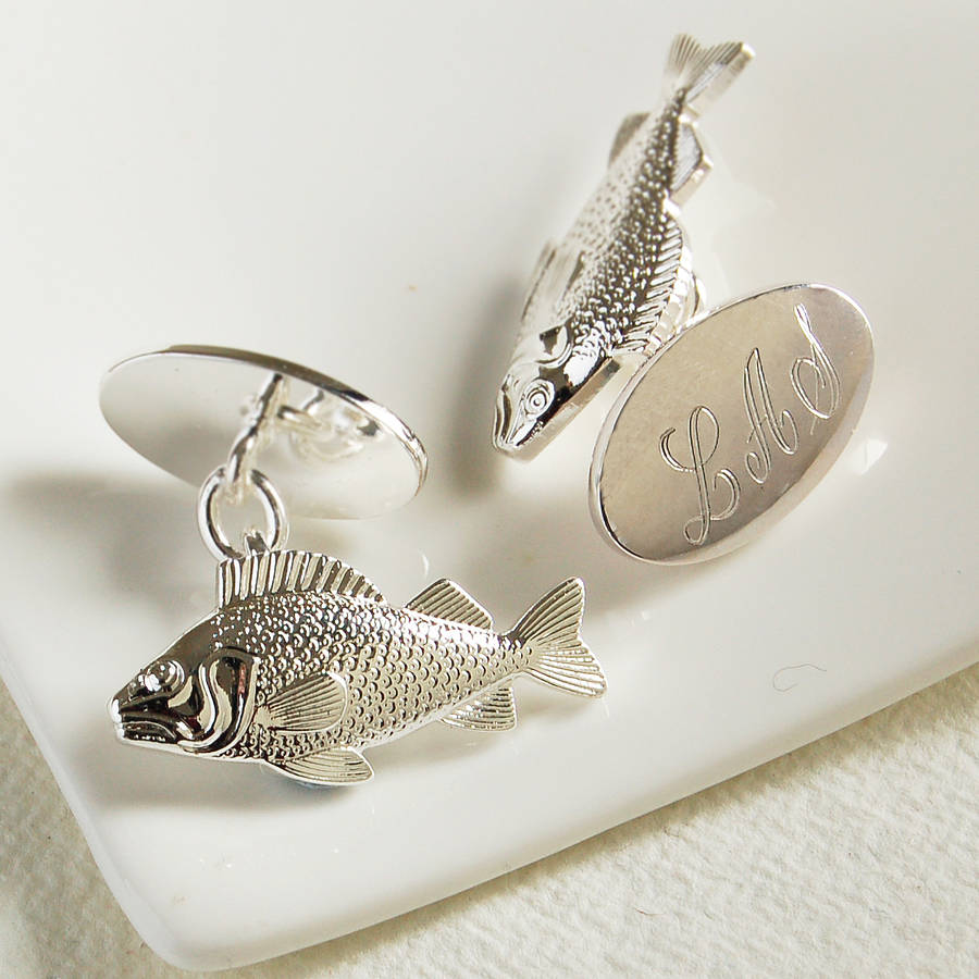 Personalised Fish Cufflinks
