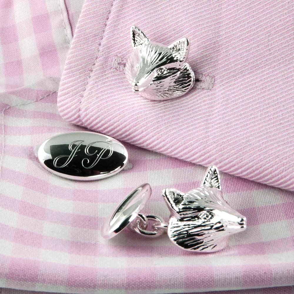 Personalised Fox Cufflinks