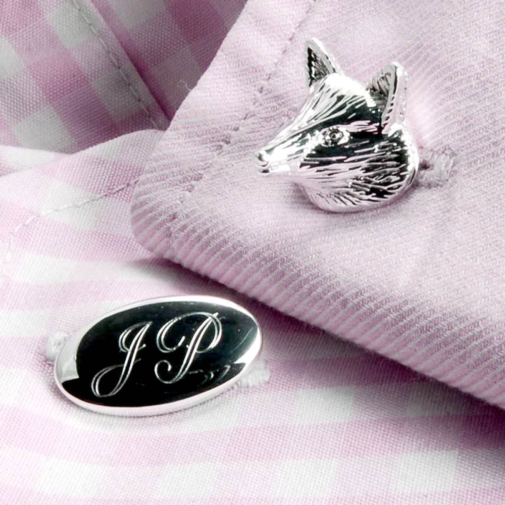Personalised Fox Cufflinks