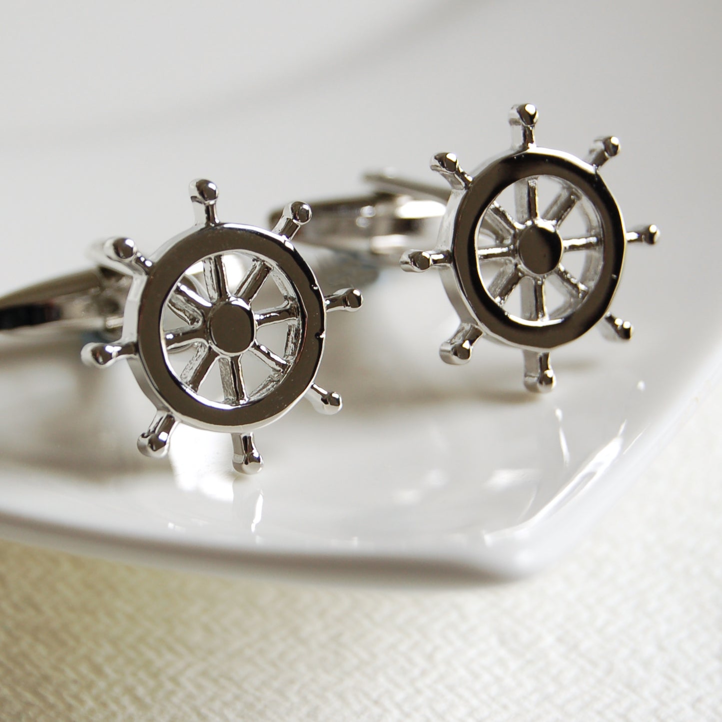 Ship Wheel Cufflinks